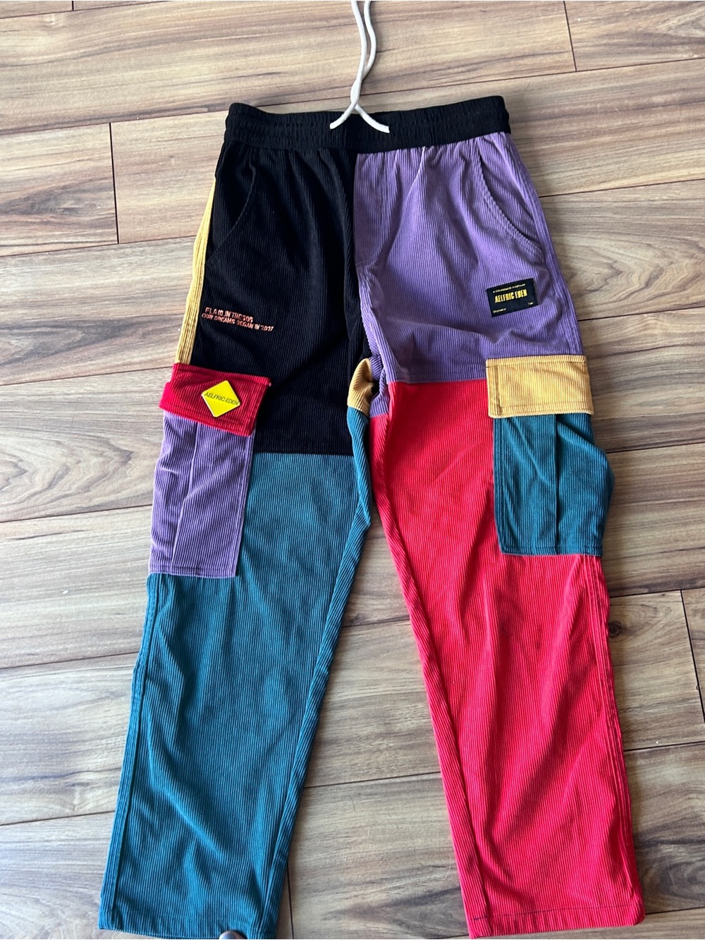 Colorblock Cargo Joggers - Multicolor - Picture 4 of 6
